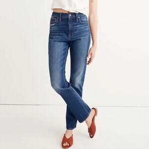 Madewell The High-Rise Slim Boy Jean Size 26 Skinny Straight Leg Jeans